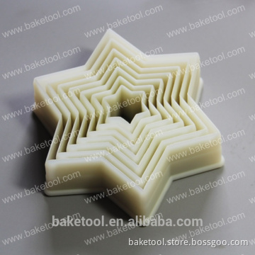 7pcs star shaped nylon cutters set